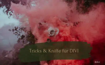 Tricks & Kniffe für DIVI-Webseiten